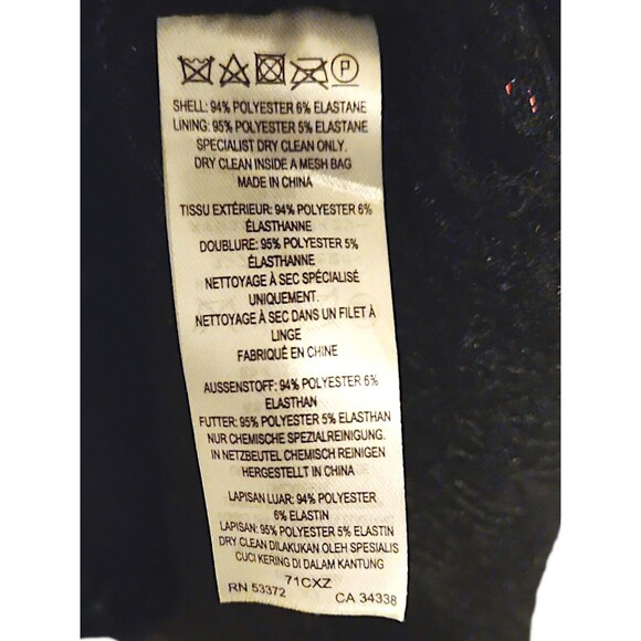 French Connection Celestial Blue Sirius Sequins Cocktail Dress Size 4 MSRP $268 - Picture 5 of 6